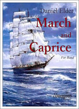 March and Caprice Concert Band sheet music cover